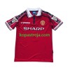 Billiga Fotbollströjor Manchester United Beckham 7 Retro Hemma tröja 1998-1999 Kortärmad